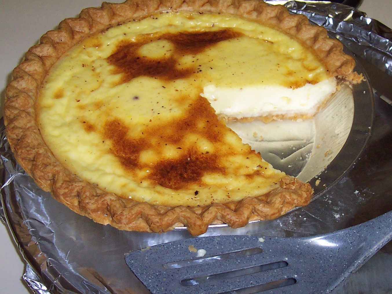 egg custard pie
